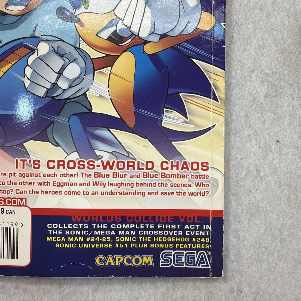 Sonic The Hedgehog / Mega Man: Worlds Collide TPB Volume 1 AND 2   Archie Comics